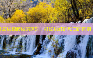 妊辰纹跟皱纹的区别，妊娠纹红的和白的区别