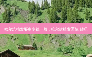 哈尔滨植发要多少钱一般，哈尔滨植发医院 贴吧