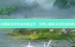 哈尔滨哪家美容院做双眼皮好，双鸭山哪家美容院做双眼皮好