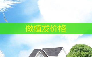 做植发价格