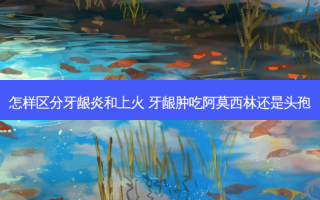 怎样区分牙龈炎和上火 牙龈肿吃阿莫西林还是头孢