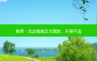 推荐！武汉领域五大医院，不得不选