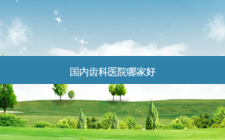 国内齿科医院哪家好