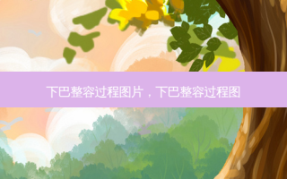 下巴整容过程图片，下巴整容过程图