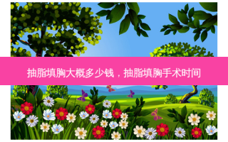 抽脂填胸大概多少钱，抽脂填胸手术时间
