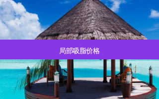 局部吸脂价格