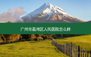 广州市荔湾区人民医院怎么样