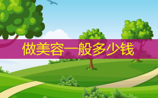 做美容一般多少钱