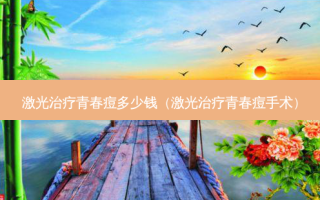 激光治疗青春痘多少钱（激光治疗青春痘手术）