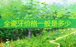 全瓷牙价格一般是多少