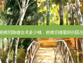 疤痕切除缝合术多少钱，疤痕切缝 *** 的医生