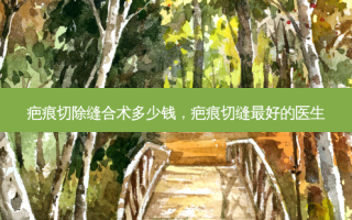 疤痕切除缝合术多少钱，疤痕切缝 *** 的医生