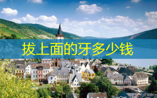 拔上面的牙多少钱