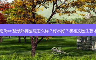 韩国瑞恩Ryan整形外科医院怎么样？好不好？崔相文医生技术如何？