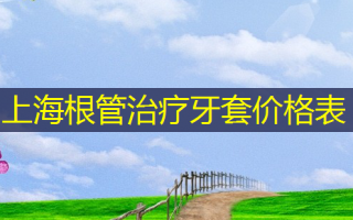 上海根管治疗牙套价格表