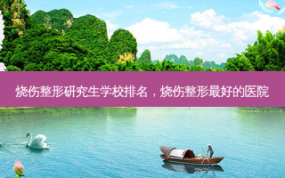 烧伤整形研究生学校排名，烧伤整形 *** 的医院