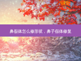 鼻假体怎么修形状，鼻子假体修复