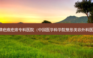 天津疤痕疙瘩专科医院（中国医学科学院整形美容外科医院）