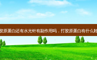 打胶原蛋白还有水光针有副作用吗，打胶原蛋白有什么好处