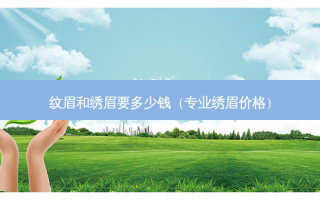 纹眉和绣眉要多少钱（专业绣眉价格）