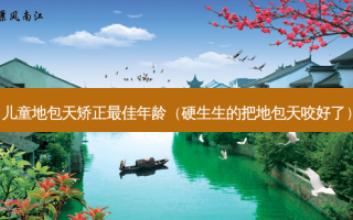 儿童地包天矫正 *** 年龄（硬生生的把地包天咬好了）