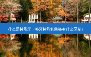 什么是树脂牙（补牙树脂和陶瓷有什么区别）