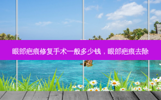 眼部疤痕修复手术一般多少钱，眼部疤痕去除
