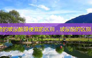 贵的玻尿酸跟便宜的区别，玻尿酸的区别