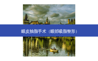 眼皮抽脂手术（眼部吸脂整形）