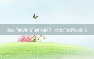 植发只能用自己的毛囊吗，植发只能用头发吗