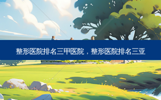 整形医院排名三甲医院，整形医院排名三亚