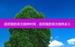 面部脂肪填充维持时间，面部脂肪填充维持多久