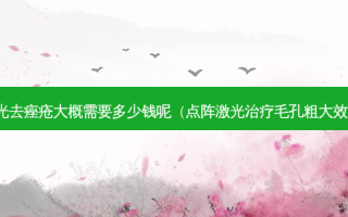 激光去痤疮大概需要多少钱呢（点阵激光治疗毛孔粗大效果）