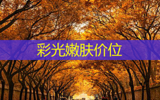 彩光嫩肤价位