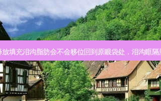眶隔脂肪释放填充泪沟脂肪会不会移位回到原眼袋处，泪沟眶隔脂肪释放术