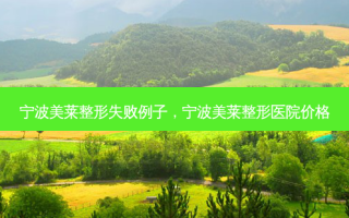 宁波美莱整形失败例子，宁波美莱整形医院价格