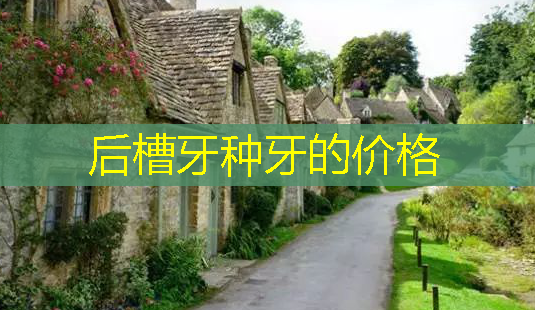 后槽牙种牙的价格-第1张图片-南山整形网 后槽牙种牙的价格-第1张图片-南山整形网