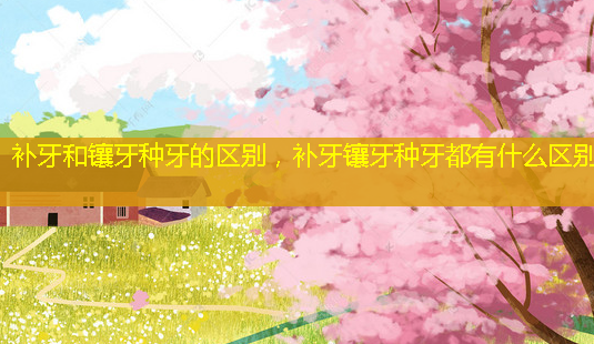 补牙和镶牙种牙的区别,补牙镶牙种牙都有什么区别-第1张图片-南山整形网 补牙和镶牙种牙的区别,补牙镶牙种牙都有什么区别-第1张图片-南山整形网