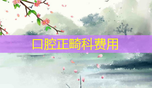 口腔正畸科费用-第1张图片-南山整形网 口腔正畸科费用-第1张图片-南山整形网
