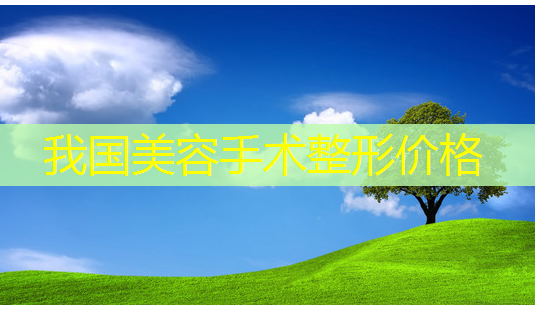 我国美容手术整形价格-第1张图片-南山整形网 我国美容手术整形价格-第1张图片-南山整形网