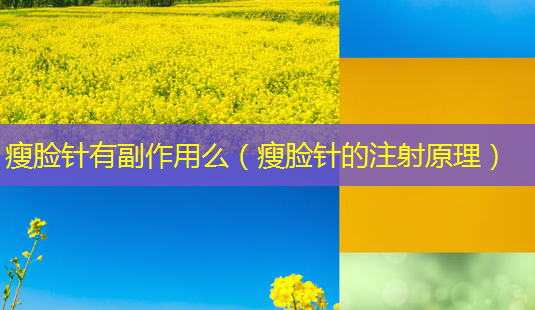 瘦脸针有副作用么(瘦脸针的注射原理)-第1张图片-南山整形网 瘦脸针有副作用么(瘦脸针的注射原理)-第1张图片-南山整形网